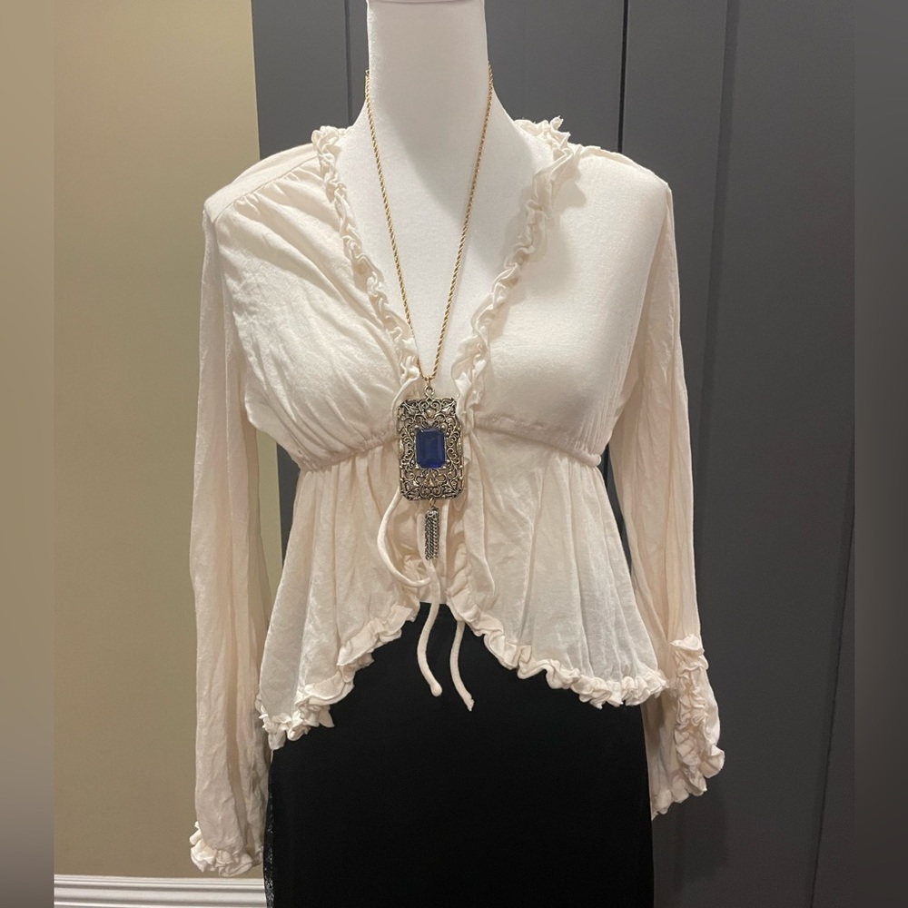 Urban Outfitters Ruffle Harmony Blouse